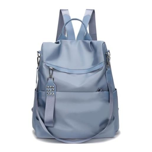 JSGHGDF moda ragazze scuola zaino donne zaini casual borsa a tracolla antifurto bagpack femminile zaino, blu
