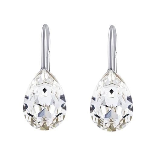 Orecchini a forma di fiore, orecchini ipoallergenici o in argento sterling, orecchini PRIMERO Crystals® - Italia