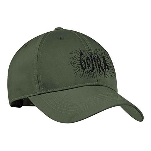 Rock Off officially licensed products gojira berretto da baseball da uomo con logo branches regolabile, taglia unica, verde, taglia unica