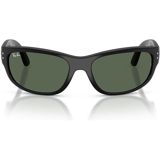 Ray-Ban occhiali da sole rj9189s 100/71 mini balorama nero/verde scuro bambini