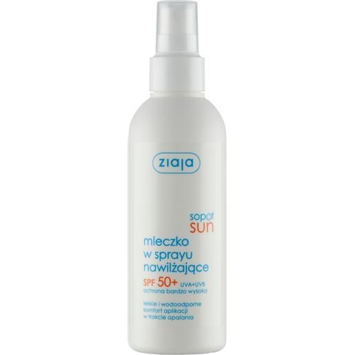Ziaja sopot sun latte idratante spray spf 50+ 170 ml