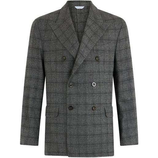 Boglioli blazer doppiopetto a quadri - grigio