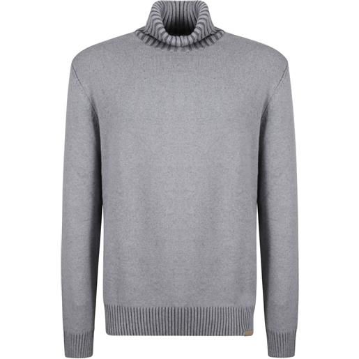 Fay maglione a collo alto - grigio