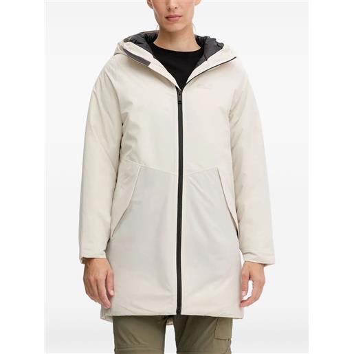JACK WOLFSKIN cappotto frost haven con zip - toni neutri