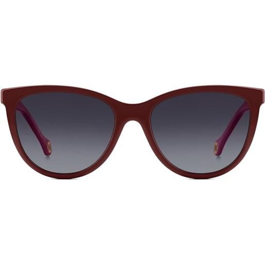 Carolina Herrera occhiali da sole cat-eye - rosso