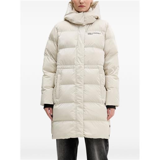 Karl Lagerfeld Jeans piumino con cappuccio - toni neutri