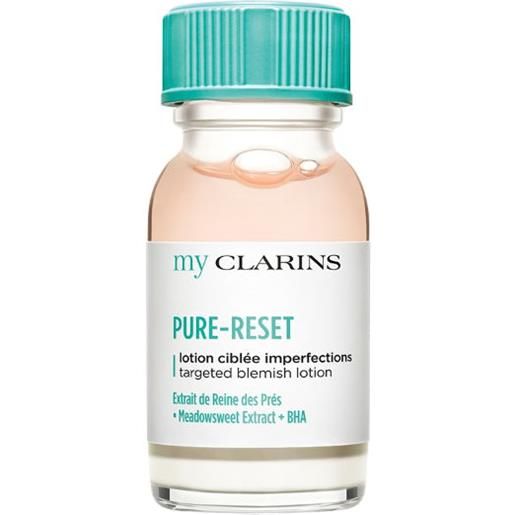 Clarins pure-reset trattamento mirato anti-imperfezioni 13 ml lozione che asciuga le imperfezioni in una notte per una pelle più pulita al risveglio