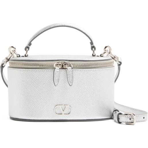 Valentino Garavani trousse vlogo signature - argento