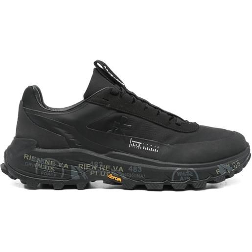 Premiata sneakers devin 433 con inserti - nero