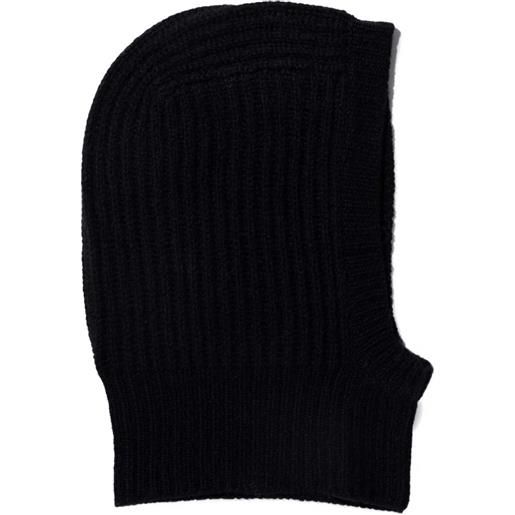 Warm-Me passamontagna a coste - nero