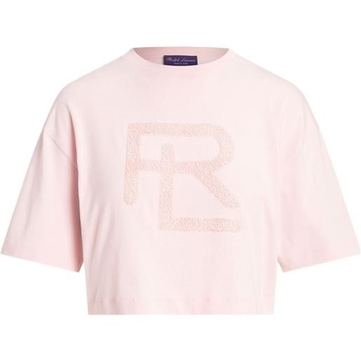 Ralph Lauren Collection t-shirt crop - rosa