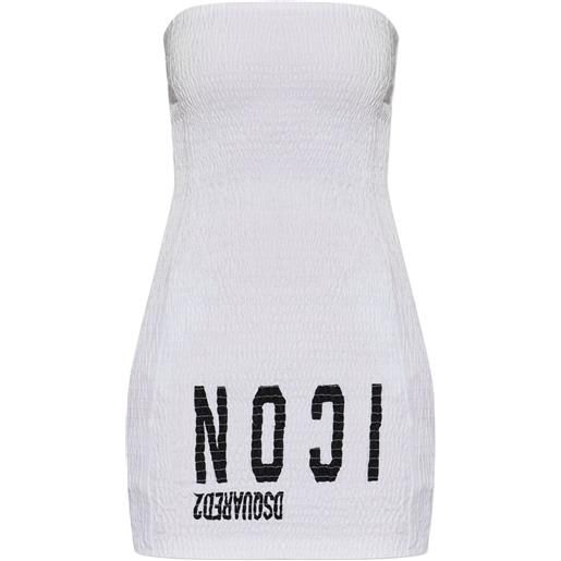 DSQUARED2 x bettter abito corto icon - bianco