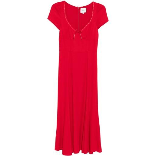 Reformation abito afton - rosso