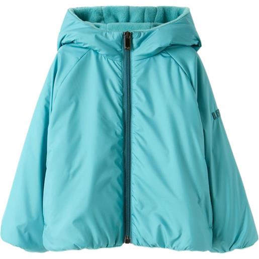 Il Gufo cappotto con cappuccio - blu