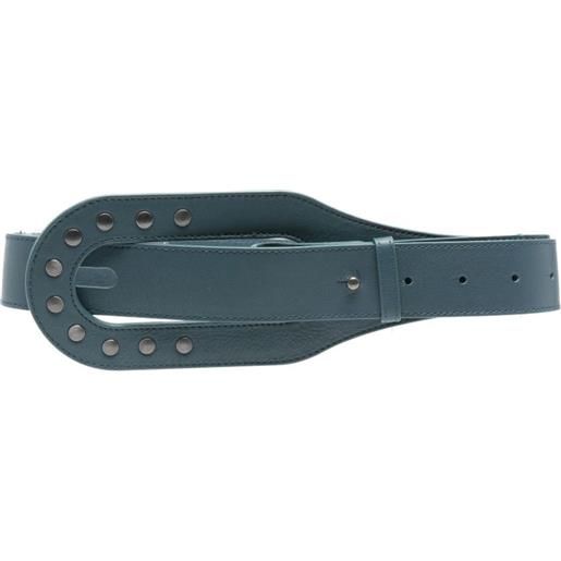 Kiko Kostadinov cintura orvos in pelle - blu