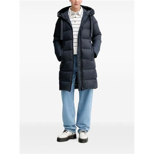 Marc O'Polo cappotto imbottito con cappuccio - blu