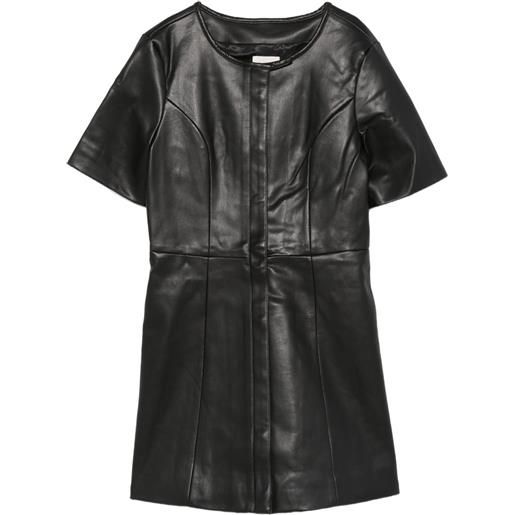 The Garment abito a maniche corte con inserti - nero