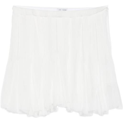 Judy Turner gonna plissettata gracie - bianco