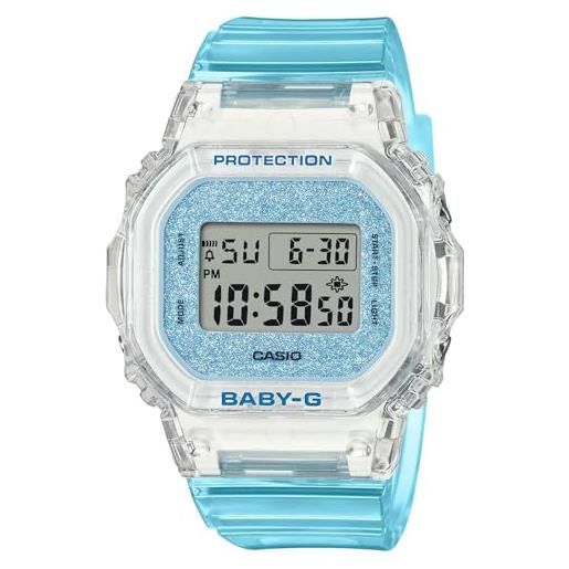Casio g-shock - orologio da polso da unisex al quarzo casual bracciale e cassa in resina di colore verde quadrante digitale verde - bgd-565gc-2er