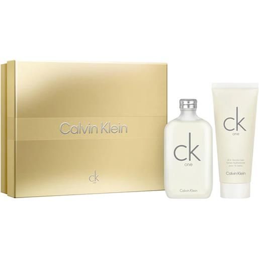 Calvin klein cofanetto calvin klein ck one eau de toilette 200ml e crema corpo 200 ml