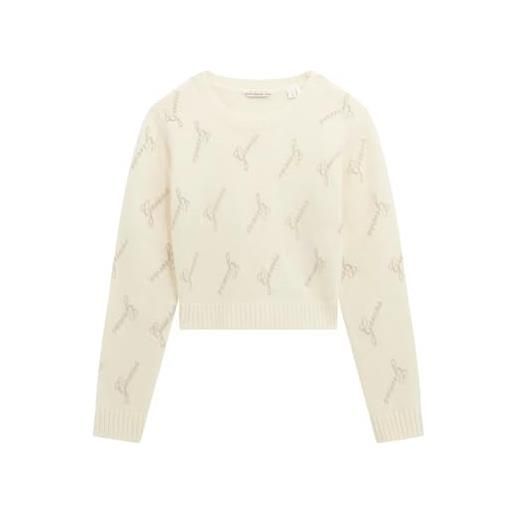 GUESS maglione per bambine e ragazze écru 12 anni (152cm)