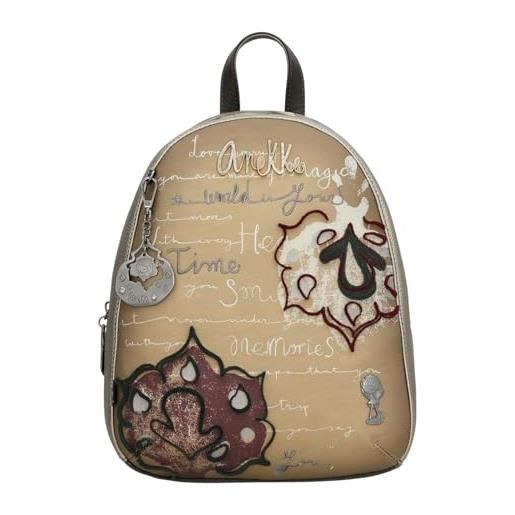 Anekke zaino tempo libero zaino manifesto backpack multicolor multicolore