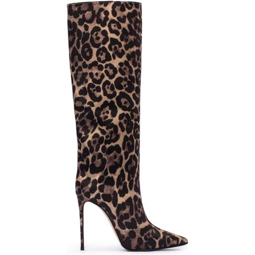 Le Silla stivali eva leopardati 120mm - marrone