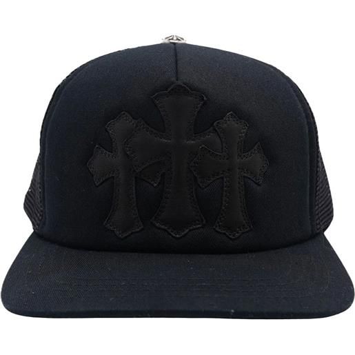 Chrome Hearts cappello da baseball con applicazione - nero