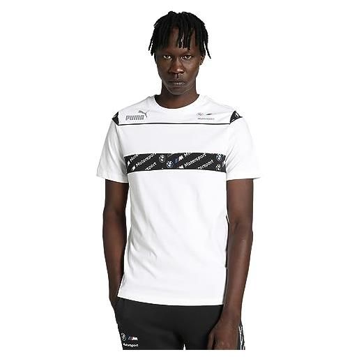 PUMA t-shirt bianca uomo bmw sds, nero , xs