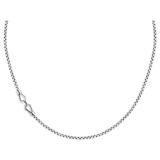 Morellato collana uomo in acciaio, collezione motown, regalo uomo - sals87