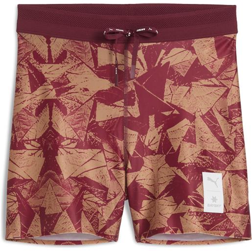 PUMA pantaloni aderenti corti PUMA x saysky da donna, accessori, rosso, s