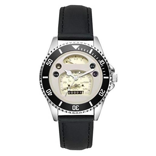 LIANDU 6042 orologio da uomo con 3 pezzi di bracciali Set di orologi da polso al quarzo con cinturino in pelle PU