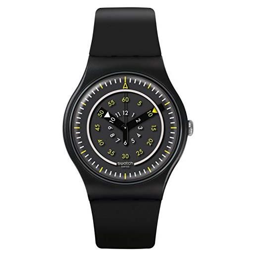 Swatch orologio analogueico quarzo uomo con cinturino in silicone suob157