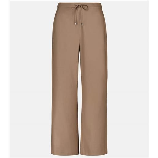 'S Max Mara pantaloni floria in lana a gamba larga