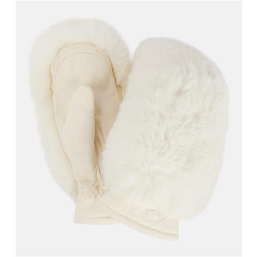 Goldbergh muffole da sci hill in pelle con pelliccia sintetica