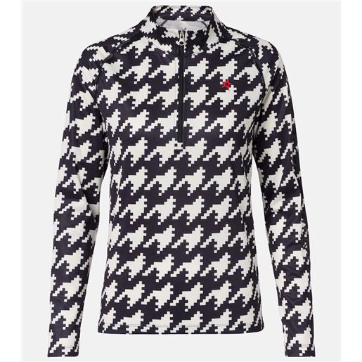 Perfect Moment top da sci pied-de-poule