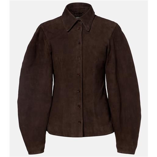 Rotate camicia in suede