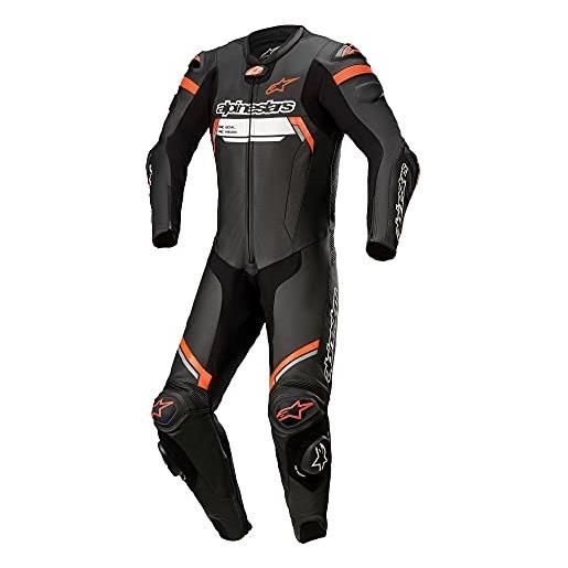 Alpinestars missile v2 accensione pelle suit 1 pc (nero/rosso fluo, 46)