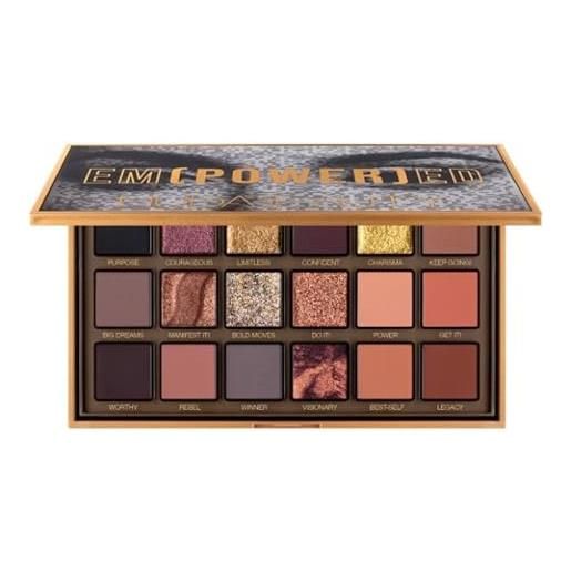 HUDABEAUTY huda beauty original | palette di 18 ombretti | 16,8 grammi / 0,59 oz. | by bella | (empowered, 16,80 g (confezione da 1))
