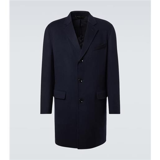 Brioni soprabito in lana e cashmere