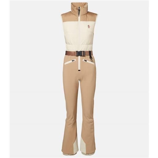 Moncler Grenoble tuta da sci con cintura