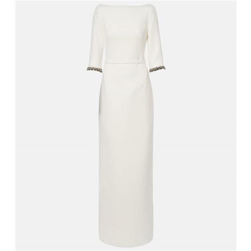 Safiyaa sposa - abito lungo amaris in crãªpe