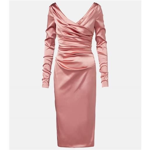 Dolce&Gabbana abito midi in raso