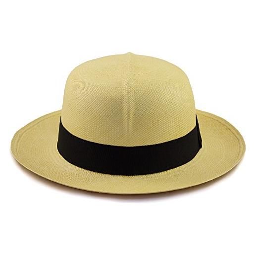 Tumia LAC - cappello panama stile cartella coloniale - eu: 54cm uk: 6 5/8 us: 6 3/4