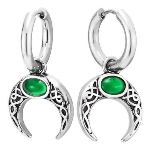 Orecchini Mezzaluna Mezzaluna In Argento Sterling Orecchini - Foto 12