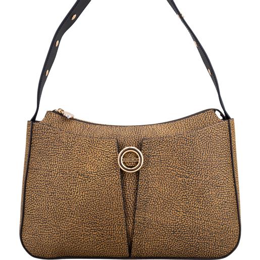 BORBONESE borsa - 910101330098311 - naturale/nero