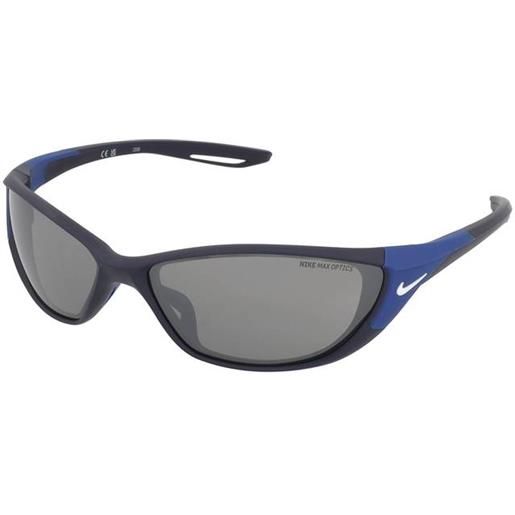 Nike zone dz7356 410 | occhiali da sole graduati o non graduati | plastica | rettangolari | blu | adrialenti
