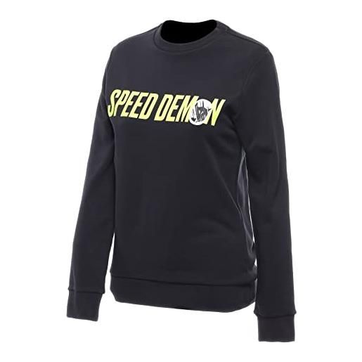 DAINESE - knee down sweater wmn, felpa girocollo in cotone, donna, nine-iron, xxxl