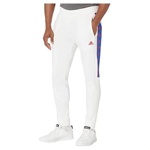 Adidas pantaloni brandlove da uomo, bianco, m