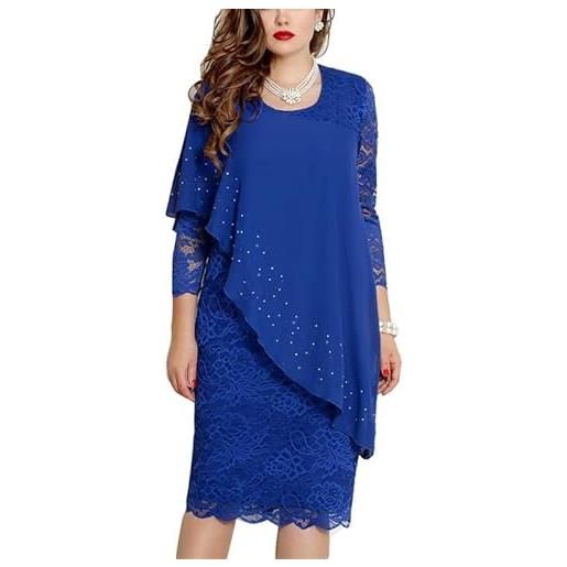 babao elegante abito da cocktail party a matita in pizzo con rivestimento in chiffon abiti aderenti per la madre della sposa da donna